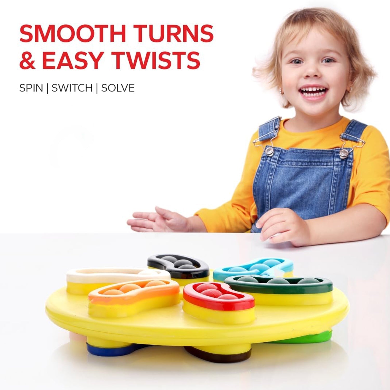 Magic Spin Round Rotating Puzzle Game (1 Pc) Your Brand