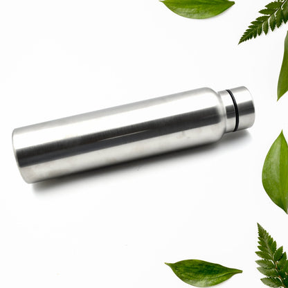 Stainless Steel Water Bottle, Fridge Water Bottle office / Gym / School 1000Ml Your Brand