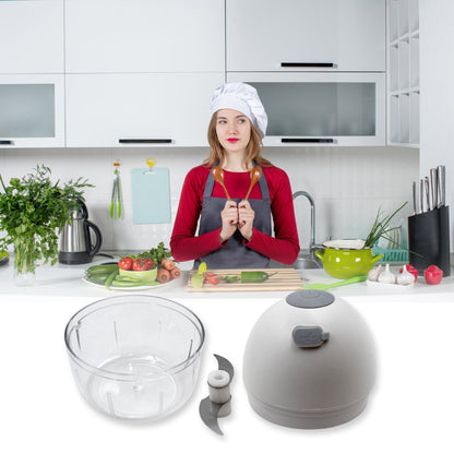 Chopper for Kitchen Electric, Rechargeable Garlic Chopper, Cordless Mini Food Processor, Portable Food Chopper with Detachable Stainless Steel Blade for Garlic, Ginger, Onion, Meat (200ML) Your Brand