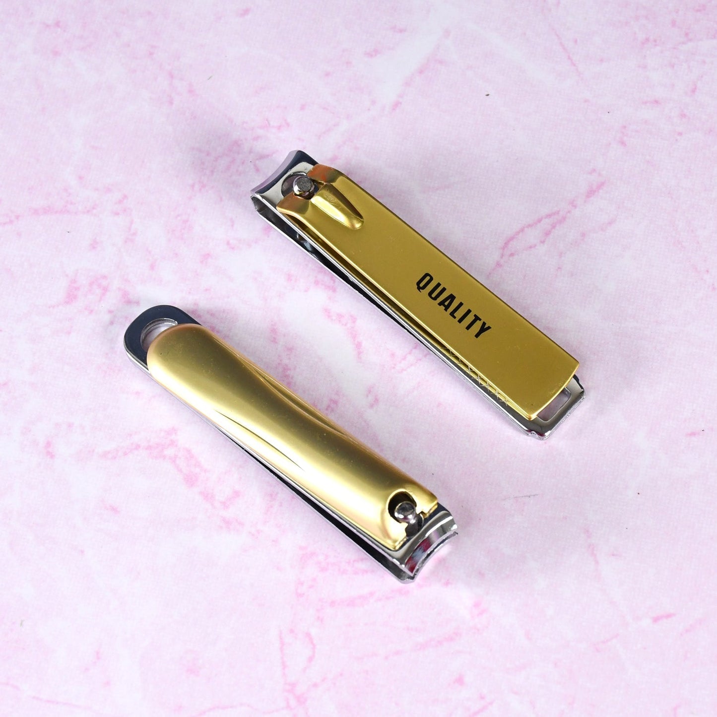 Stainless Steel Folding Portable Large Nail Clippers with Nail File (1 Pc / Mix Design) Your Brand