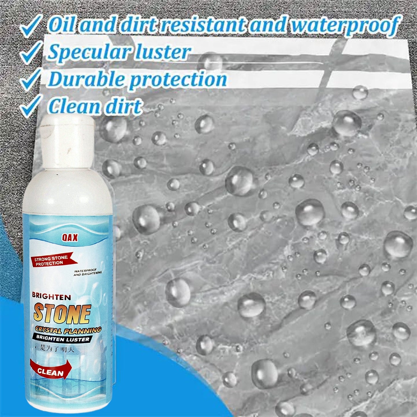 Stone Stain Remover & Crystal Plating Cleaner for Tiles (75 ML)
