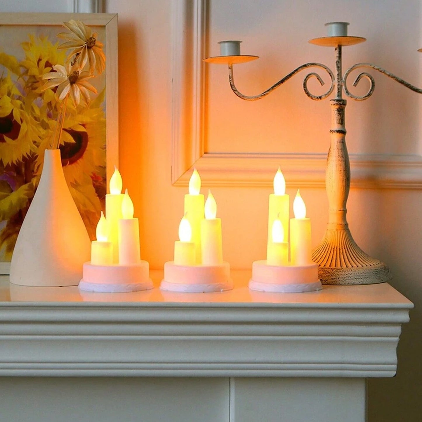 LED Taper Candles (1 Pc) Your Brand