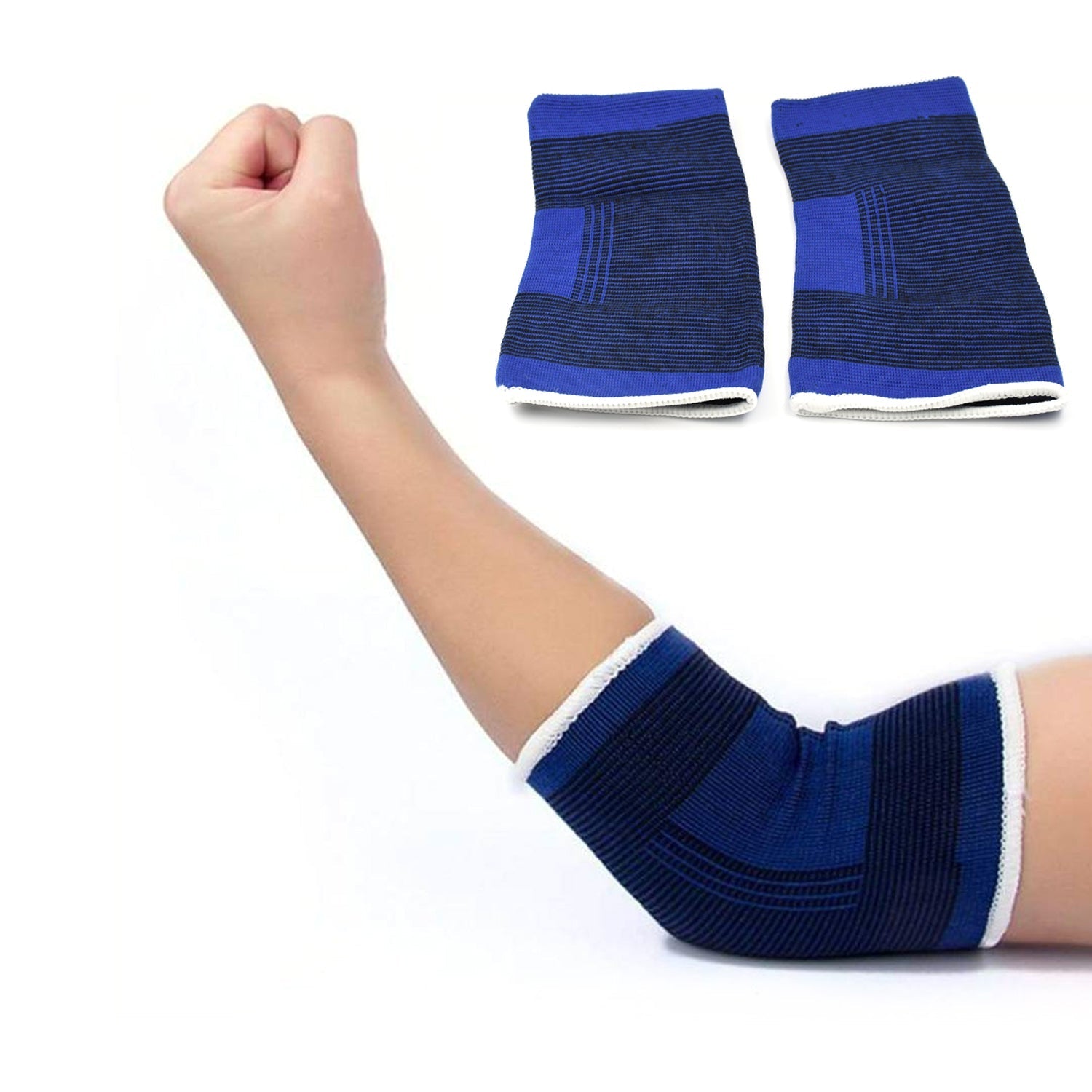 Adjustable Elbow Strap Compression Sleeves Supporter (1 Pair / With Card Packing) Your Brand