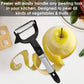 Side view of 2-in-1 peeler
