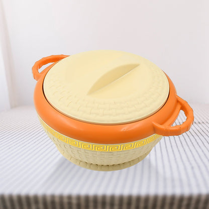 Insulated Hot Pot With Inner Stainless Steel Serving Casserole with Lid (800 ML Approx) Your Brand