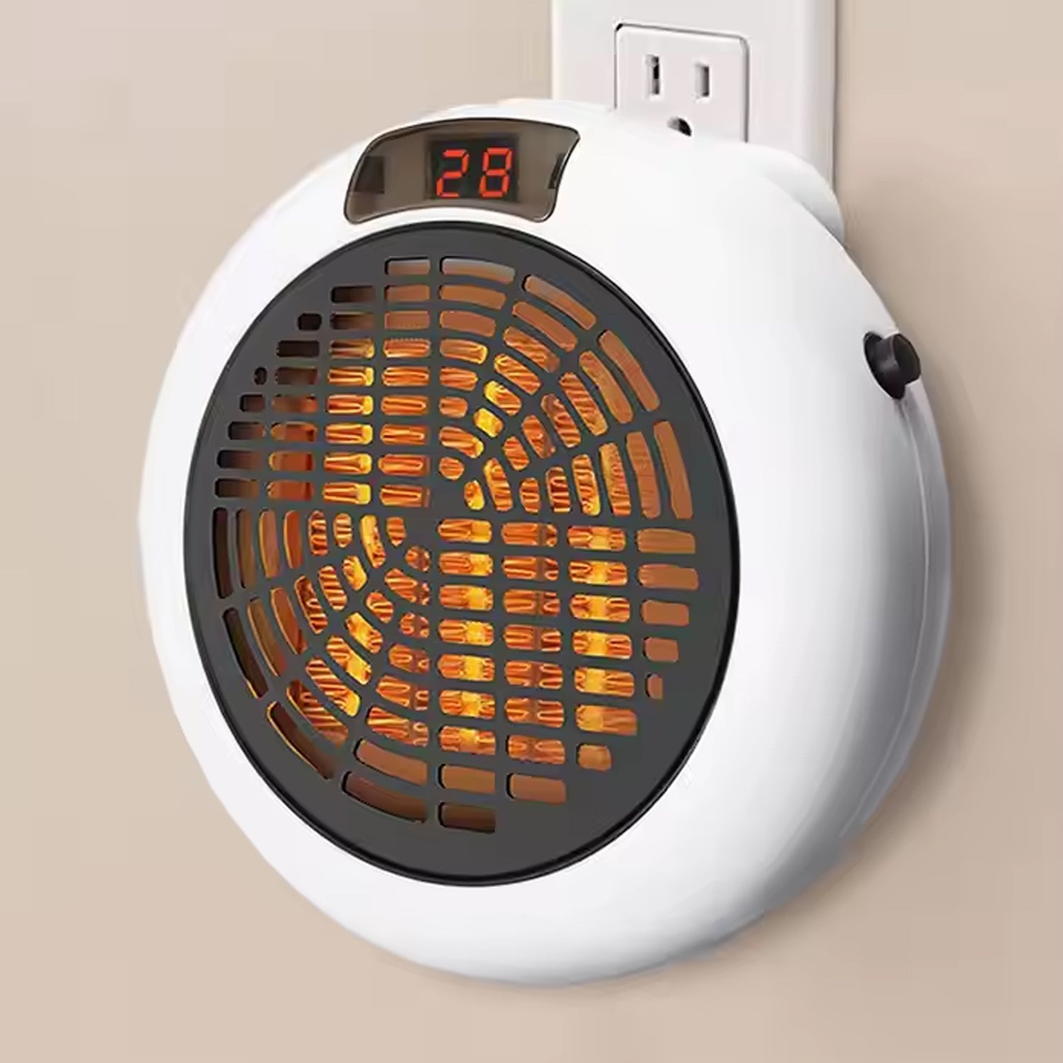 Room Heater for Home, Office, Camper LED Screen Portable Wall Heater (900W / 1 Pc) Your Brand