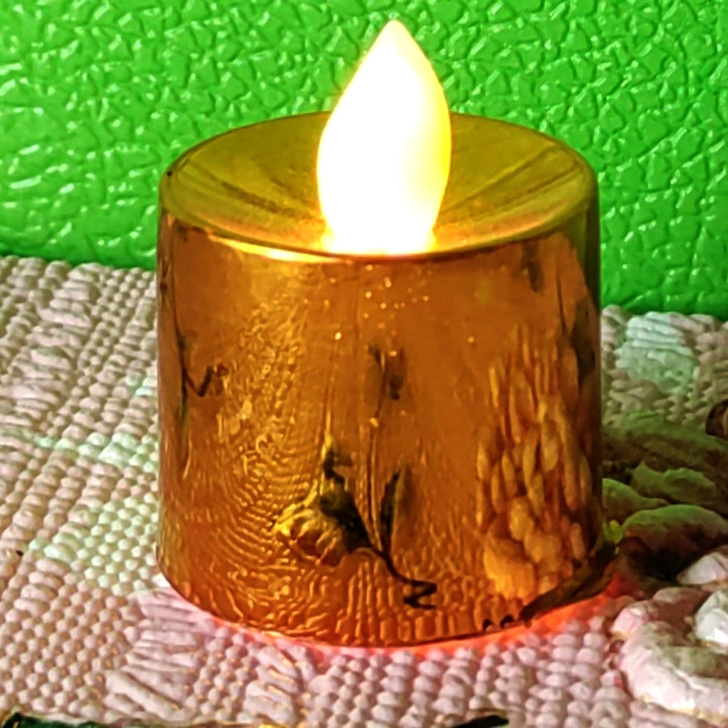 Electrical Candles Diya LED Tea Light, Plastic Candle Light Candle Candle (24 Pc Set) Your Brand