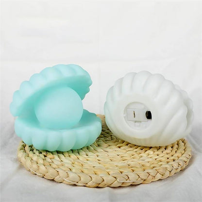 Pearl Shell Night Lamp Decorate Desk Lights Nursery Toy Lamp Led Pearl Shell Night Lights for Bedroom & Home (Small Battery Operated) Your Brand