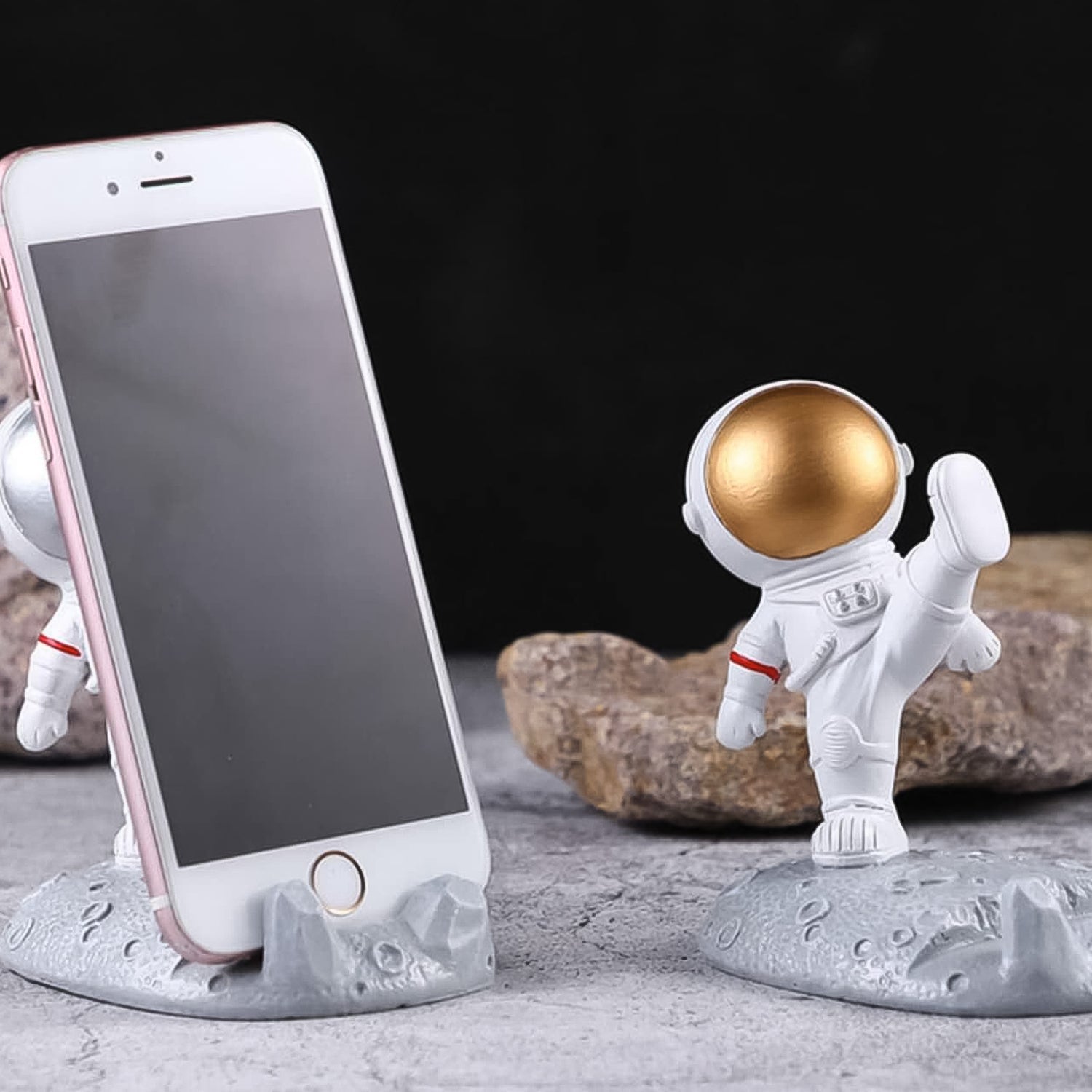 Mobile Holder Astronaut Phone Stand Planet Creative Fun 3D Design (1 Pc / Mix Design) Your Brand