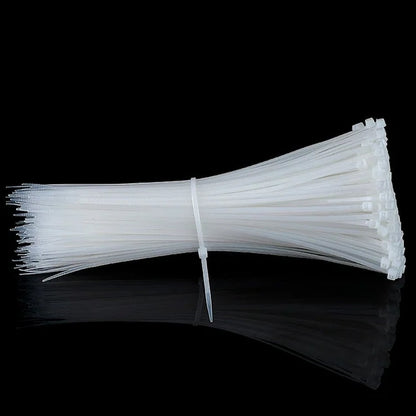 3×100 MM Nylon Self-Locking Cable Ties – Heavy Duty Zip Wire Tie (100 Pc)