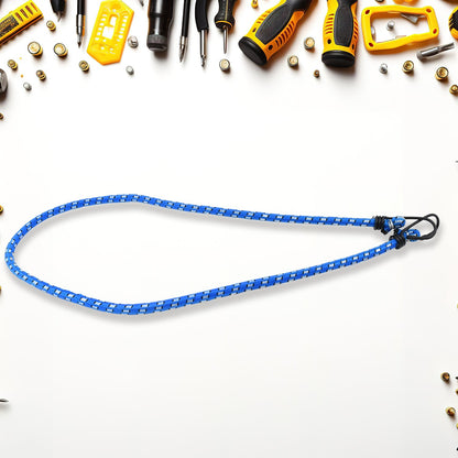 Nylon Elastic Tying Rope with Hooks (1 Pc / 1 Mtr.) Your Brand