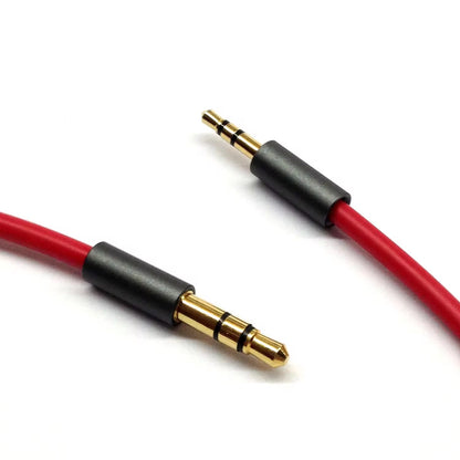 Aux Cable 3.5mm gold-plated Pin for Mobile and Tablet Home, Car (1 Pc / 1000MM) Your Brand