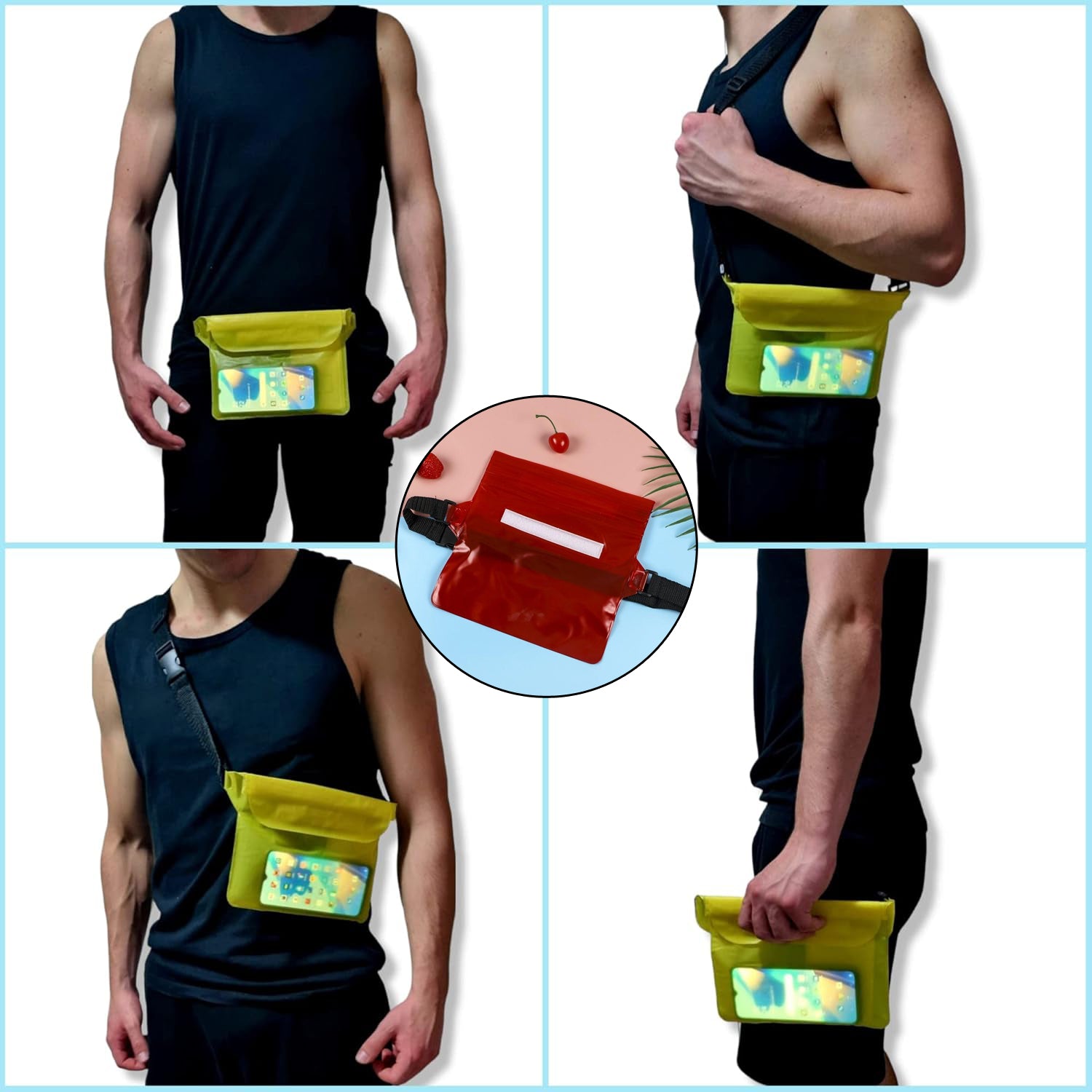 Lightweight waterproof pouch bag