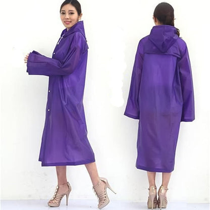 EVA Raincoat Protect Body Arms Legs, Waterproof Reusable Rain Poncho for Women Men Adult Kids Outdoor Traveling Eva Material Raincoat / Rain wear / Rain Suit for Outdoor Accessory (1pc) Your Brand