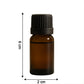 Rose Flower Car Air Freshener Clip for AC Vent with Perfume Bottle 10ML (1 Pc)