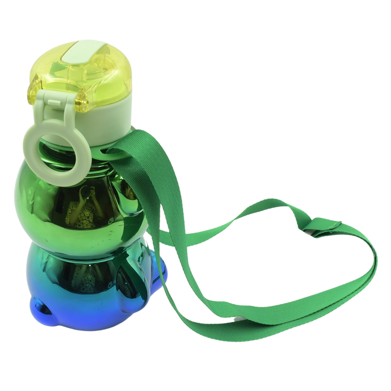Cute Plastic Water Bottle, with adjustable shoulder strap and stickers, portable drinking cup Water Bottle For Kids | Water Bottle | Return Gift For Kids | Water Bottle With Straw | School Water Bottle (1 Pc) Your Brand