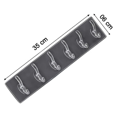 Adhesive Golden &  Transparent Heavy Duty Wall Hook Your Brand