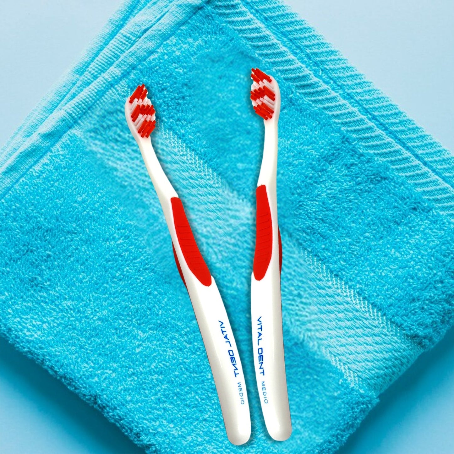 Soft Toothbrush With Plastic Round Box for Men and Women, Kids, Adults Plastic Toothbrush (10 pcs Set) Your Brand