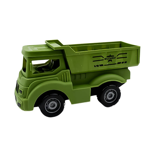 Friction Powered Dumper Toy Truck For Kids | With Opening Container Feature | Strong & Durable Plastic Material | Indoor & Outdoor Play Birthday Gift for Baby Boys & Girls (1 Pc) Your Brand