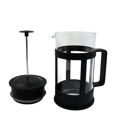 Coffee and Tea maker, Coffee Maker Glass Stainless Steel Coffee Press Glass Teapot for Camping Travel Gifts kitchen tools (Approx 350ml) Your Brand