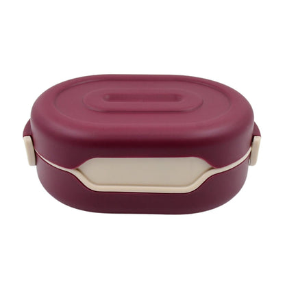 Airtight Food Grade Tiffin Box with 2 in 1 Spoon And 2 Compartment Your Brand