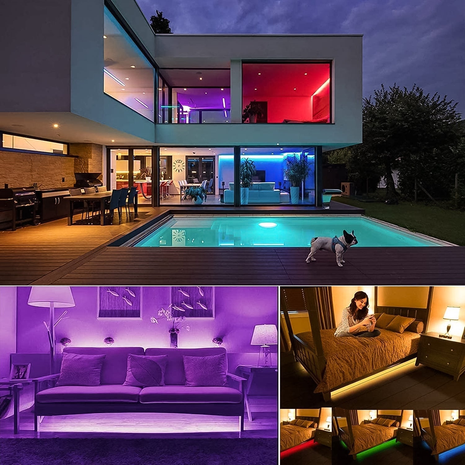 3M RGB LED Strip Lights, LED Mood Lights (1 Set) Your Brand