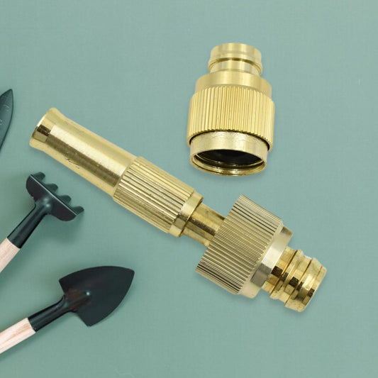 water spray nozzle for water pipe booster nozzle for car wash nozzle with high pressure water adjustable brass nozzle water spray gun for gardening watering tools Your Brand