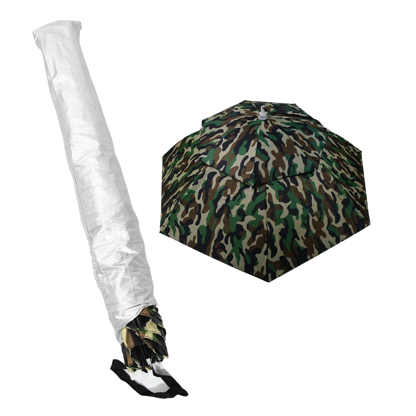 Umbrella Hat with Elastic Band, Fishing Umbrella Hat for Adults Kids Women Men, Umbrella Hat for Outdoor Activities Your Brand
