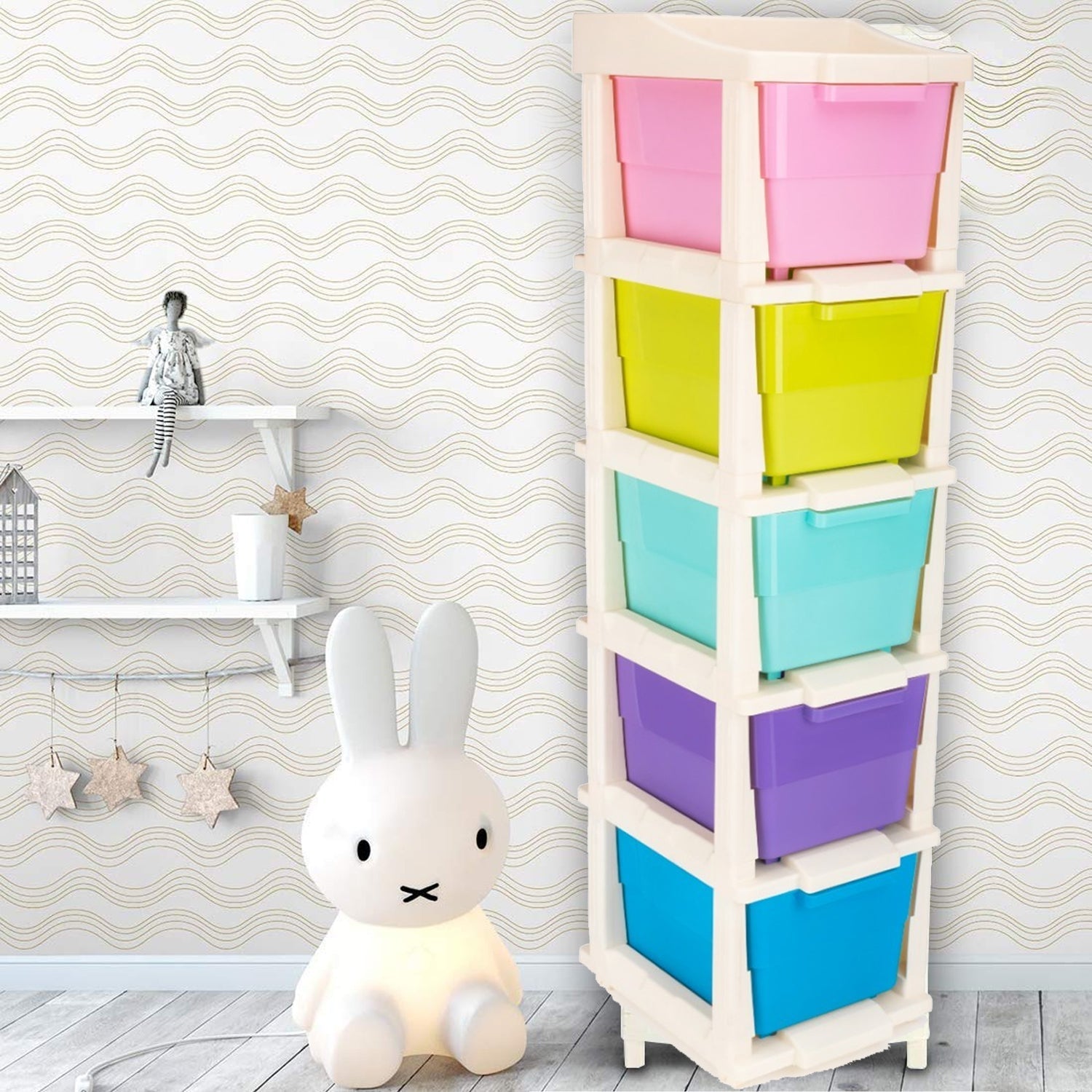 5 Layer Multi-Purpose Modular Drawer Storage System Your Brand