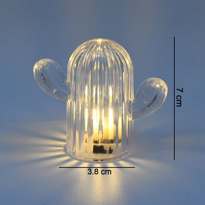 Cute Cactus LED Night Light (Cactus / 1 Pc) Your Brand
