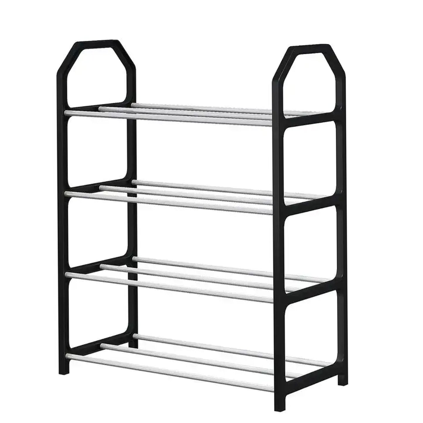 4 Layer Space‑saving Shoes Show Rack Folding Shoe Rack (1 Pc) Your Brand