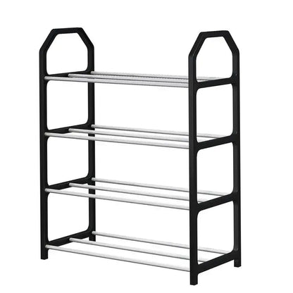 4 Layer Space‑saving Shoes Show Rack Folding Shoe Rack (1 Pc) Your Brand