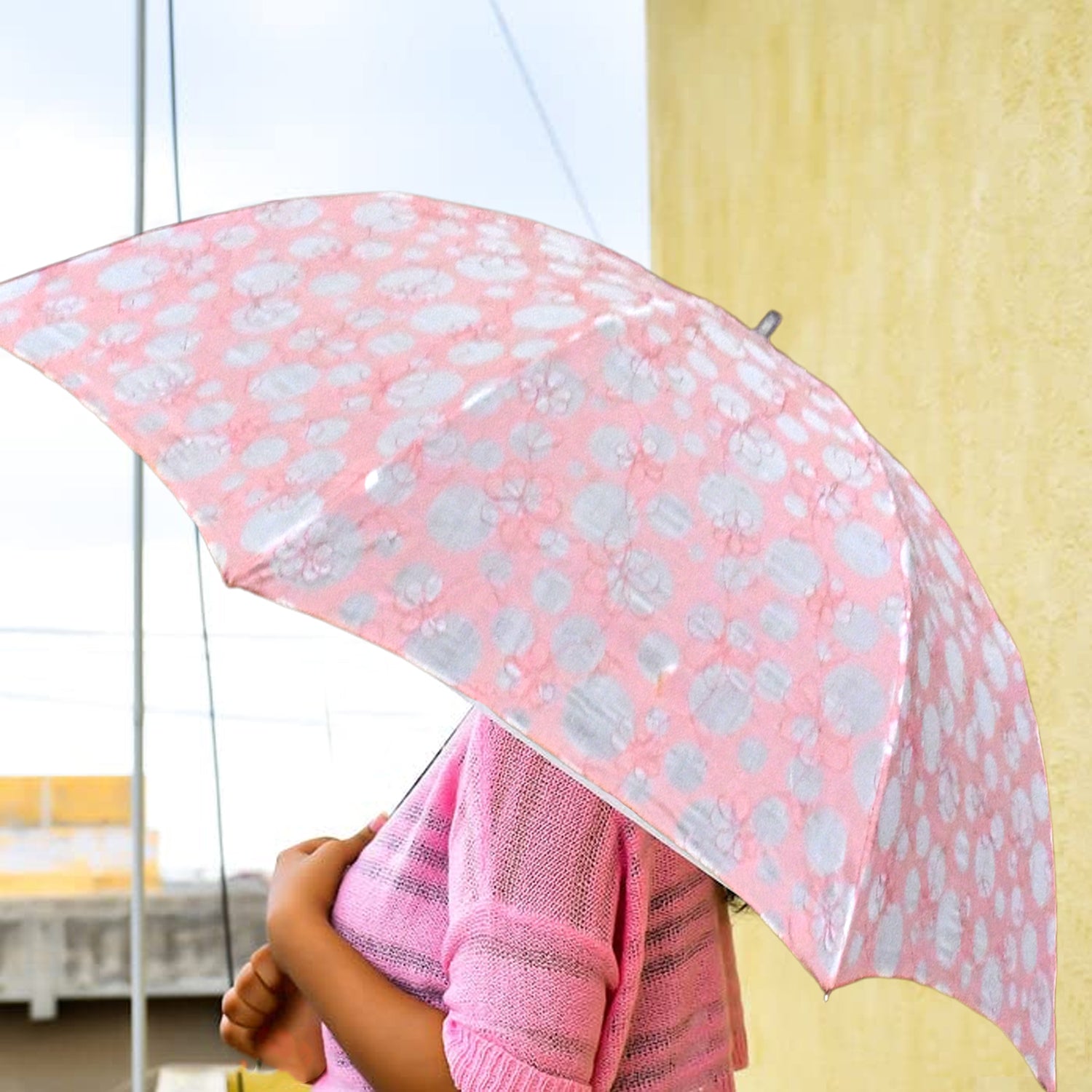3-Fold Umbrella Summer Sun Protection Foldable Cute Umbrella || UV Protection Sun Umbrella || Travel Accessories || Umbrella for Children, Girls, and Boys (1 Pc) Your Brand