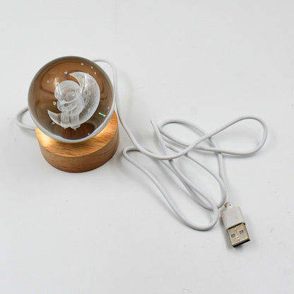 Astronaut Ball Night Light Lamp Decorative Lamp For Living Room Decor (1 Pc) Your Brand