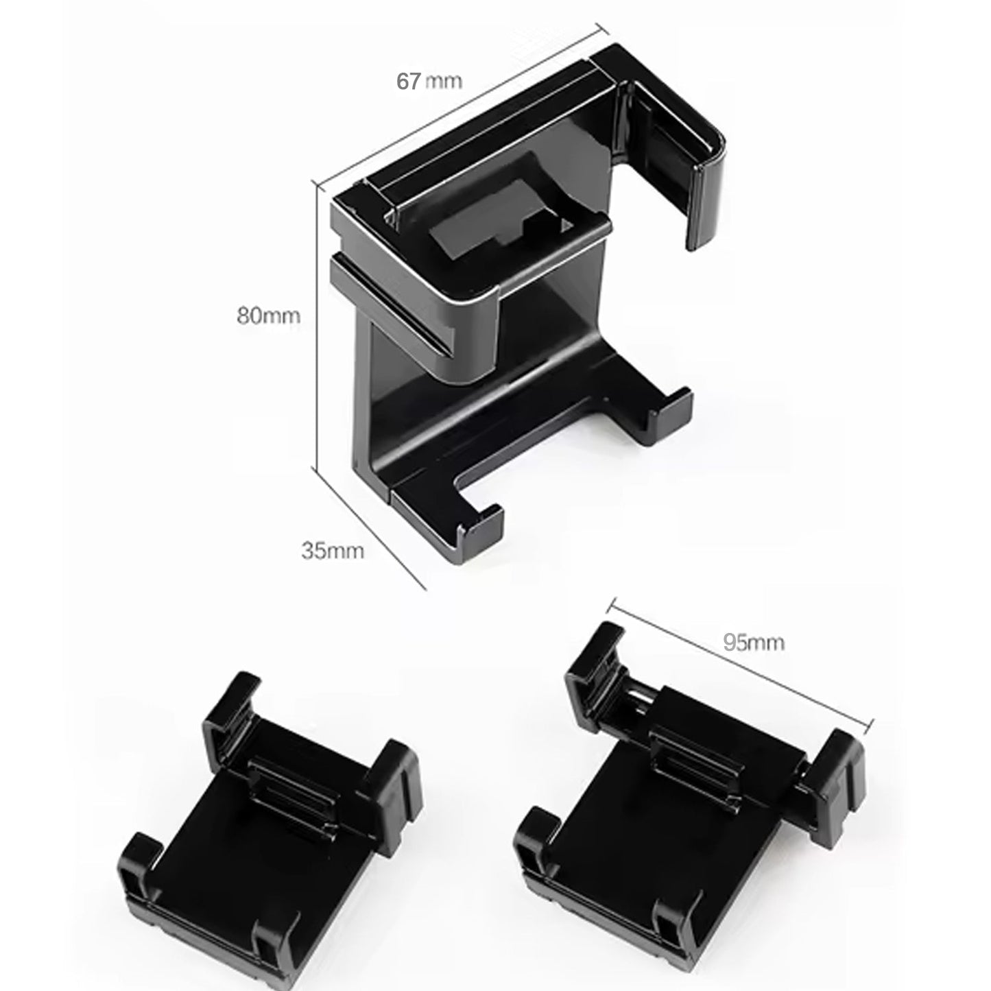 12857 Smartphone Car Phone Holder Car Air Conditioning Vent Phone Holder, Holder Stand for Mobile Phone Cellphone GPS, Dashboard Bracket for Car (1 Pc) Your Brand