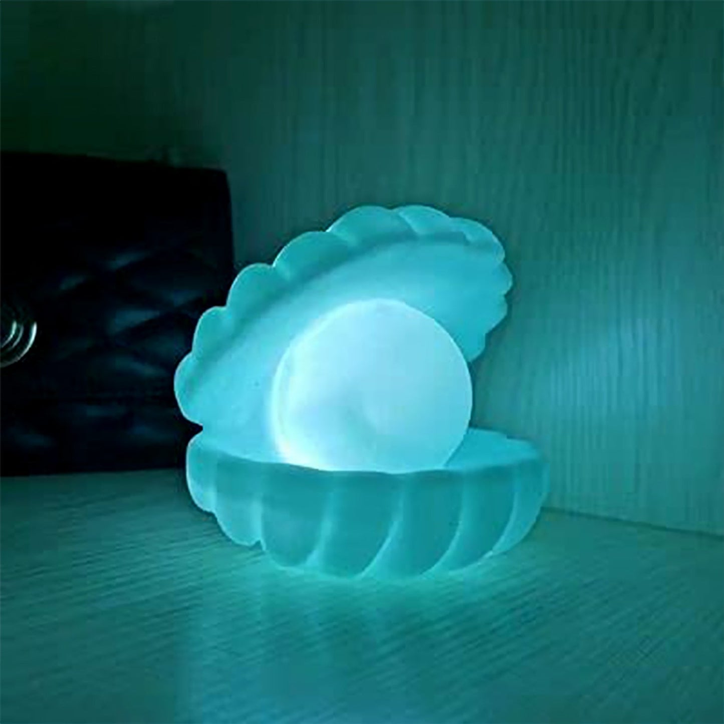 Pearl Shell Night Lamp Decorate Desk Lights Nursery Toy Lamp Led Pearl Shell Night Lights for Bedroom & Home (Small Battery Operated) Your Brand