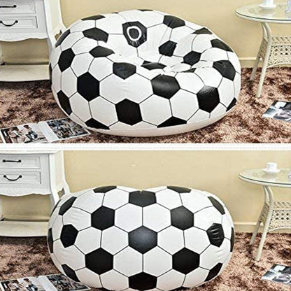 Foldable Sofa, Cartoon Style Inflatable Folding Chair, Ball Chair, Inflatable Sofa for Adults, Kids size (110cm x 80cm) Your Brand