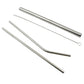 Reusable Stainless Steel Straws with Case for Drinking (4 Pc, Eco-Friendly)