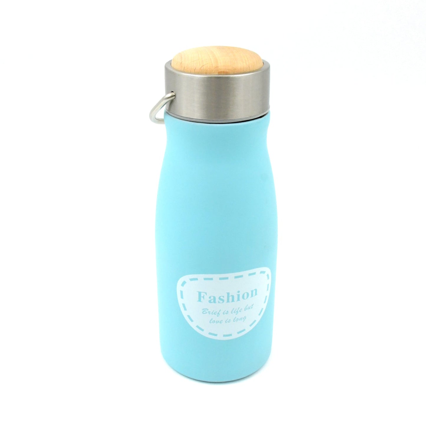 Stainless Steel Water Bottle With Handle, Fridge Water Bottle, Stainless Steel Water Bottle Leak Proof, Rust Proof, Hot & Cold Drinks, Gym Sipper BPA Free Food Grade Quality, Steel fridge Bottle For office / Gym / School (360 ML) Your Brand
