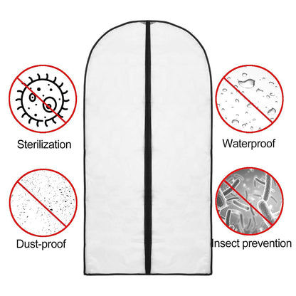 Foldable Non Woven Men's Coat Blazer Suit Cover (100×60 CM / 1 Pc) Your Brand