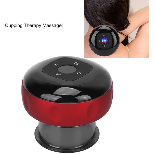 Electric Intelligent Breathing Cupping Massage Instrument The Smart Cupping Therapy Set's Massager for Muscle and Joint Pain Cellulite Massage Back Pain Relief for Back Shoulder Leg (1 Pc) Your Brand