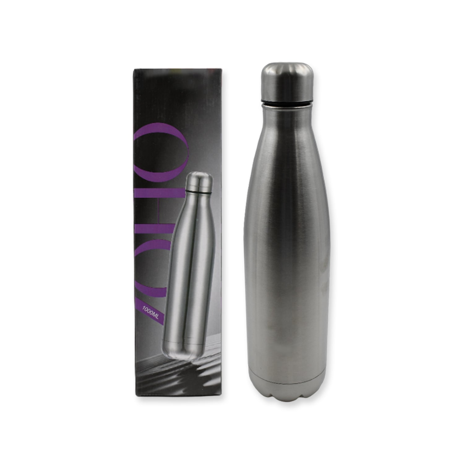 Stainless Steel Water Bottle, Fridge Water Bottle (1000 ml) Your Brand
