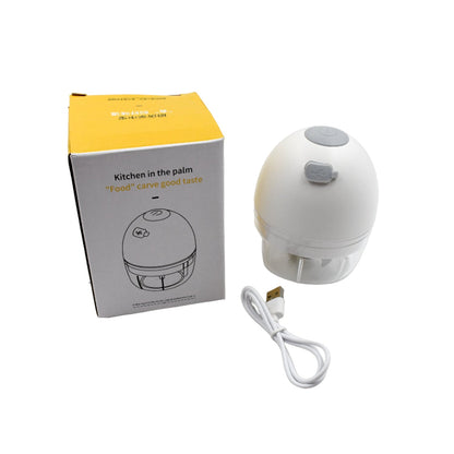 Chopper for Kitchen Electric, Rechargeable Garlic Chopper, Cordless Mini Food Processor, Portable Food Chopper with Detachable Stainless Steel Blade for Garlic, Ginger, Onion, Meat (200ML) Your Brand
