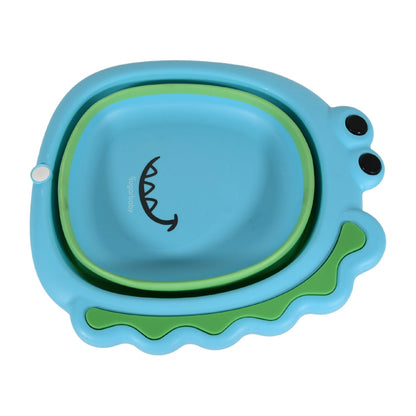 Frog Shape Wash Basin, Space Saving Multi Function Foldable Baby Wash basin Easy Clean Lightweight Thicken for Washing Face for Home (33×31Cm / 1 pc) Your Brand