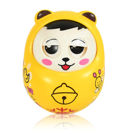 Musical Roly Poly Toys for Baby | Push and Shake Wobbling Toy with Music | Tumbler Doll Toy for Babies | Sound Balancing Doll Toys for Baby Boys, Girls 8+ Months Multicolor (1 Pc) Your Brand