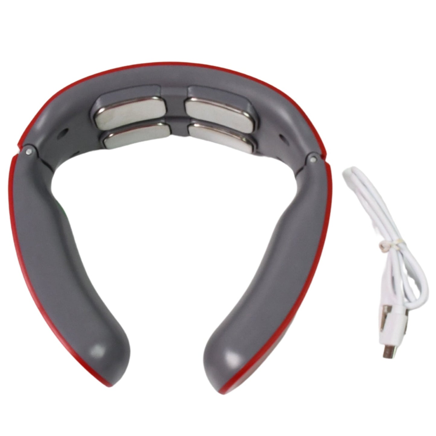 4 Heads Smart Electric Neck and Back Pulse Massager (1 Pc / Mix Design) Your Brand