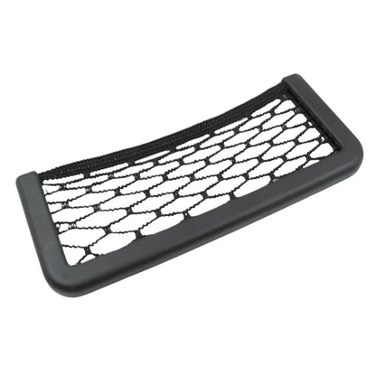 Car Storage Organize Car String Bag Car Seat Side Storage, Net Bag Mesh Pocket Organizer Stick-on for Purse Bag Phone Your Brand