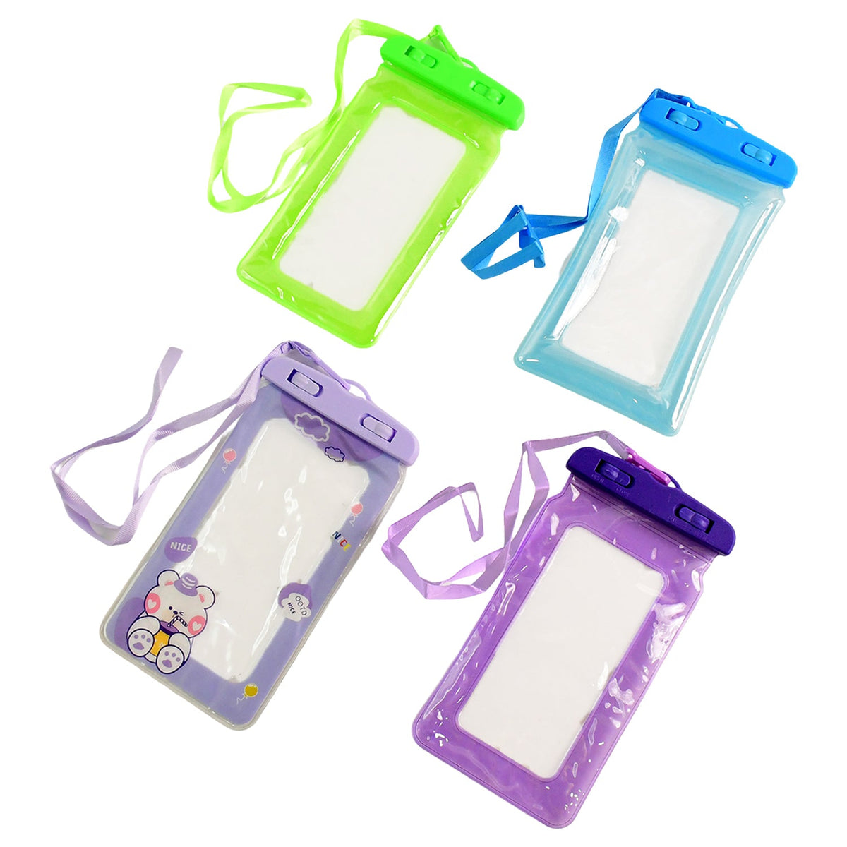 Pouch Cover Mobile Water Protector (1 Pc / Mix Color / Mix Design)