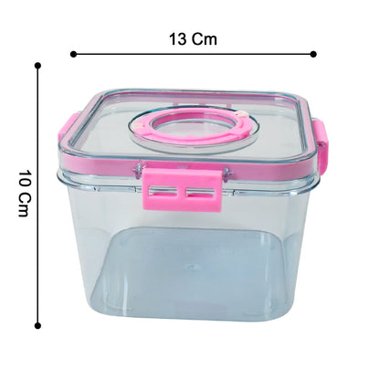 High Quality Plastic Food Storage Container Clear Washable Refrigerator Food Box Food Container Fruit Box Container with Lid (1400 ML) Your Brand