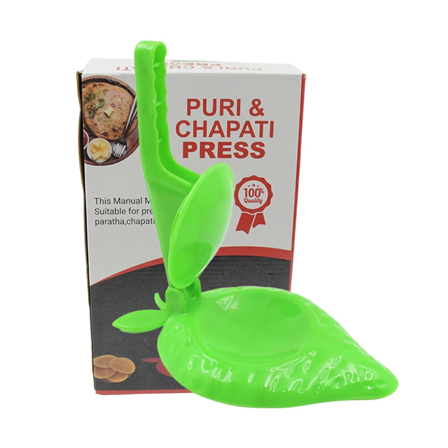 Plastic Kitchen Press: Strawberry Design, Manual, Easy to Use (1 Pc) Your Brand